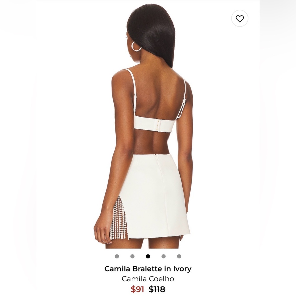 🤍Camila Coelho Mini Skirt + Bralette Set🤍 - Picture 6 of 7
